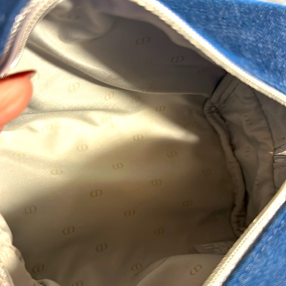 NWOT Dior denim make up bag - Picture 3 of 3